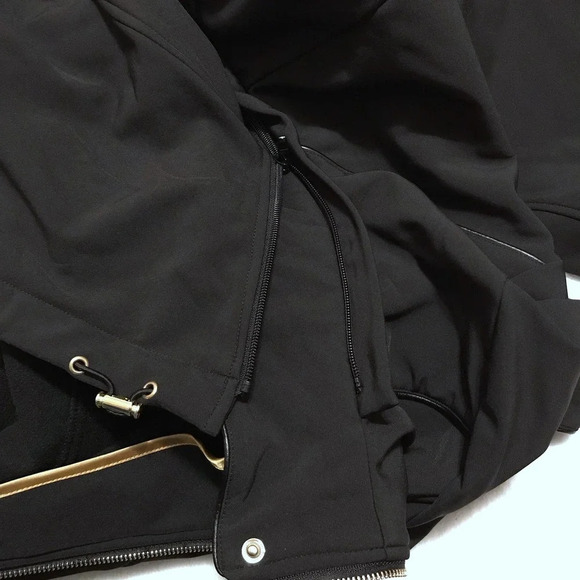 Steve Madden NWOT Black Softshell Trench Coat Women 1X - Picture 12 of 16